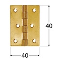 Balama pafta 40x40x1,0 mm