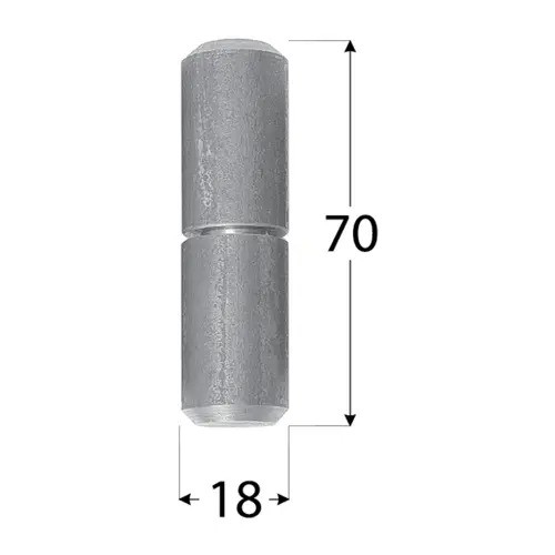 Balama sudabilă cu bilă 18x70 mm