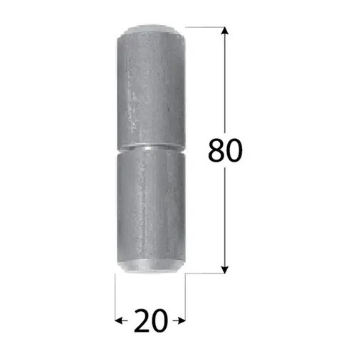 Balama sudabilă cu bilă 20x80 mm