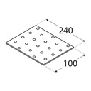 PP13 - Placă perforată 240x100x2,0 mm