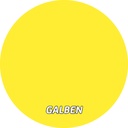 Vopsea alchidică pentru lemn/metal Rost Satin interior/exterior galben, 0.6 l