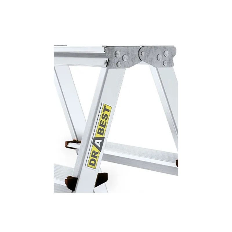 Scara din aluminiu, home, cu 2 fete, 3 trepte, 125 kg