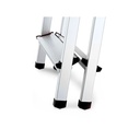 Scara din aluminiu, home, cu 2 fete, 3 trepte, 125 kg