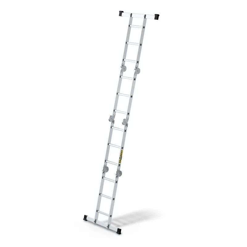 Scara Profesionala din aluminiu 4x3 trepte, 150 kg, universala echipata cu platforma