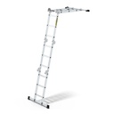 Scara Profesionala din aluminiu 4x3 trepte, 150 kg, universala echipata cu platforma