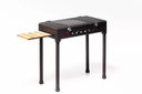 Gratar portabil FM Grill Premium, carbuni - lemn, otel, portabil 58 x 30 cm