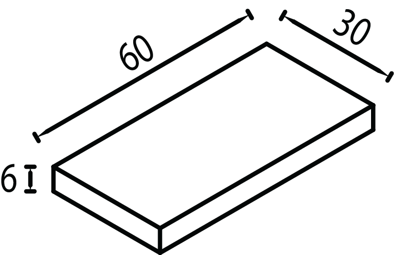 Pavaj Premim ROCA gri antic 6x30x60, 5.5 bucati/mp