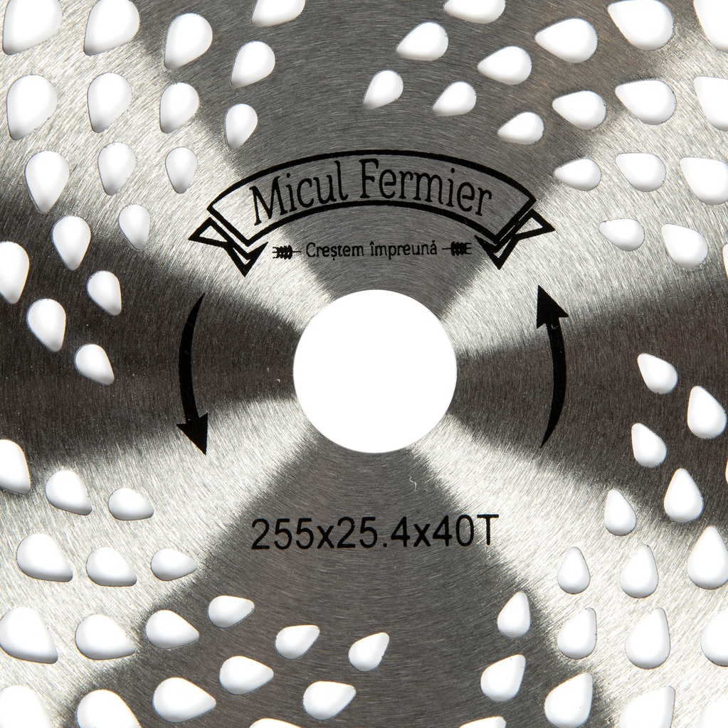 Disc motocositoare 40T Vidia 255x25.4x1mm