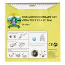 Disc motocositoare 40T Vidia 230x25.4x1mm