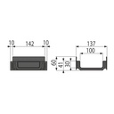 Piesa de conectare AVZ-P015 a canalului de scurgere exterior AVZ112