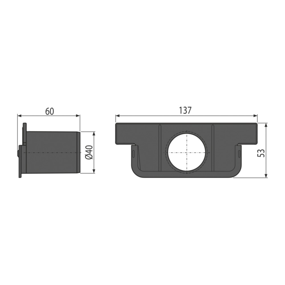 Capac AVZ-P018 pentru admisie DN40