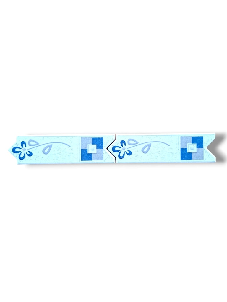 List ceramic 20x6 mm floare blue