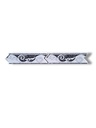 List ceramic decor 200x60 mm, alb, black