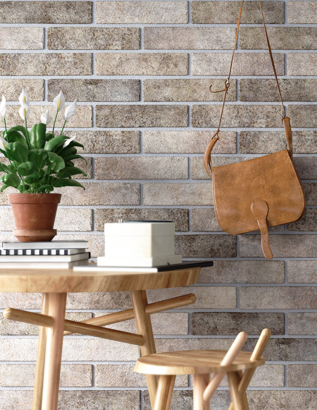 Klinker Seven Stone grey, placaj ceramic, portelanat (250x60x10) 0.48 mp/cutie