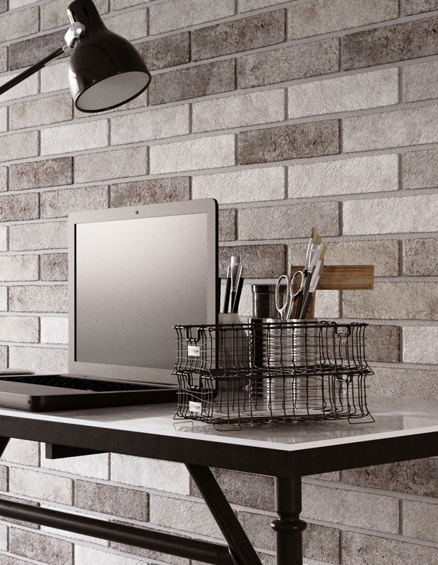 Klinker Seven Stone grey, placaj ceramic, portelanat (250x60x10) 0.48 mp/cutie