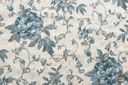 Tapet albastru living, vinil floral, model Sofia, dimensiune 1.06m x 10,05m