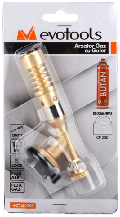 Arzator gaz cu guler, tip: supapa bayoneta