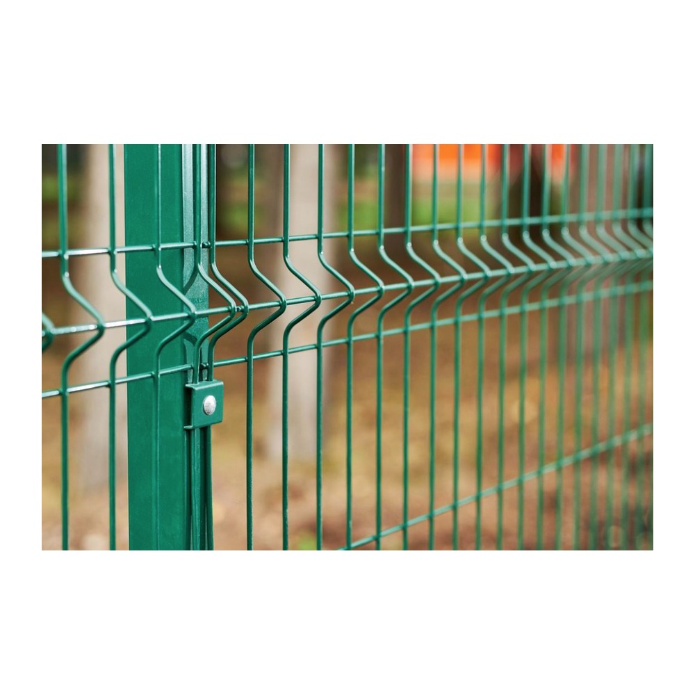 Stâlp gard verde, RAL 6005 60x40x2.5 mm, 2.5 m