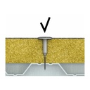 Taler telescopic D. 14.2x135 mm, pentru fixarea izolației acoperișului plat, 200 buc/cutie
