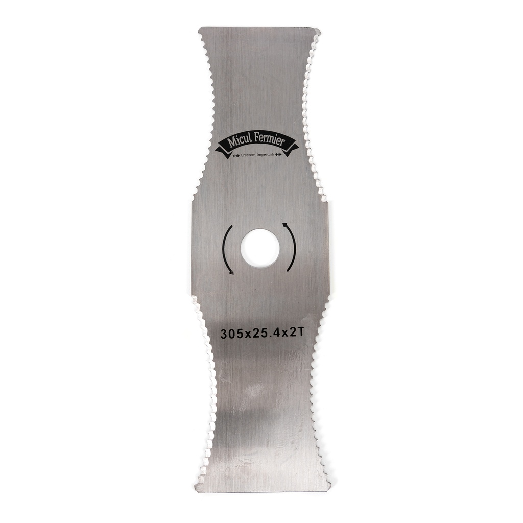 Disc, motocoasa, MTC Inox zimtat cu 2T 305x1.6x25.4 mm