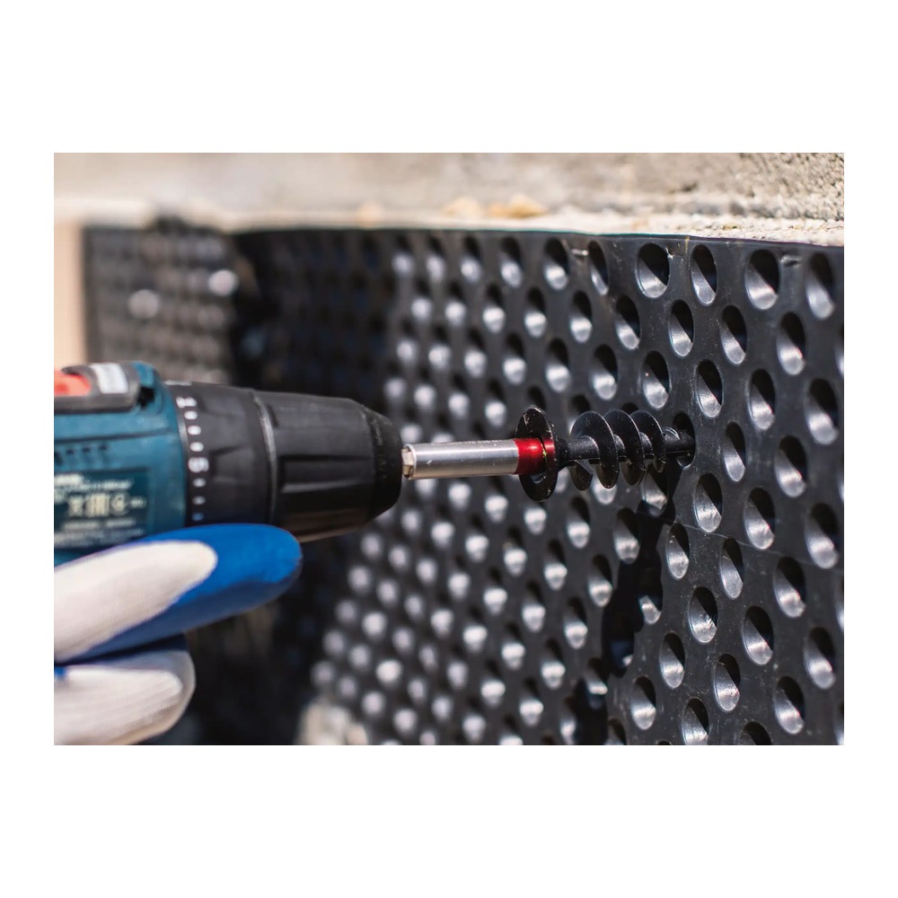 Șurub spiralat din plastic armat SWT-F 25x57 mm – pentru fixare folie pe polistiren sau vată minerală