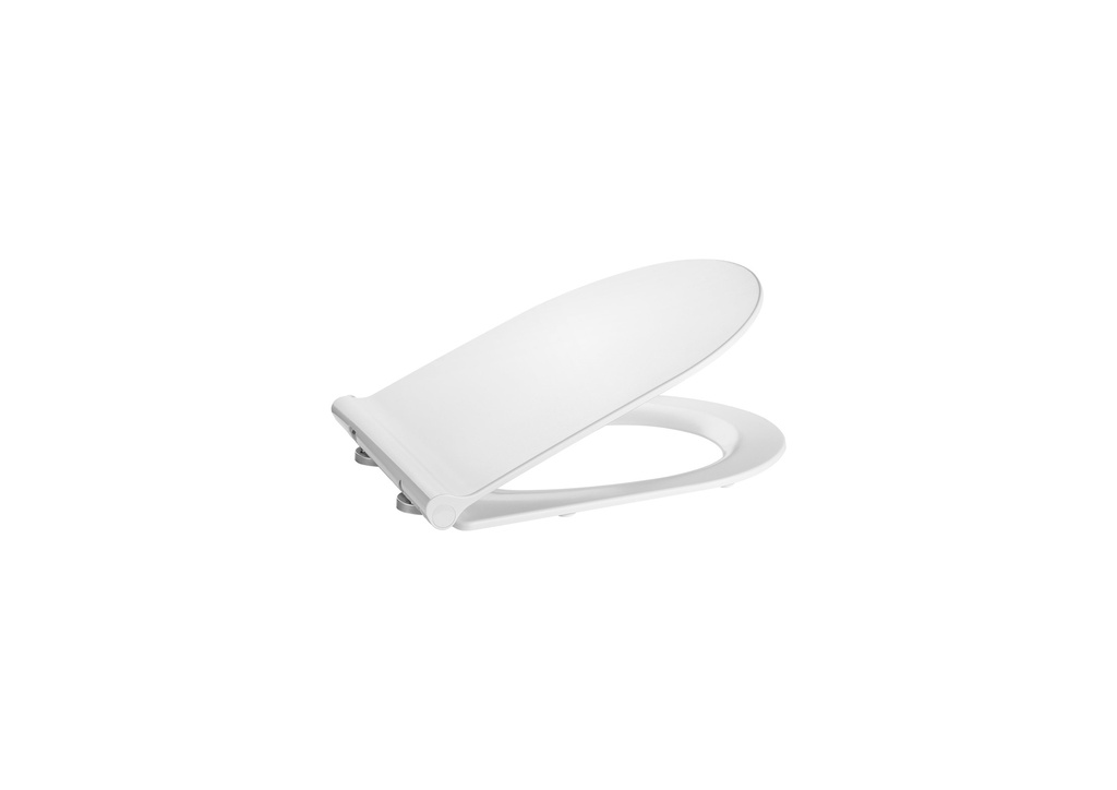 Capac WC, Roca, slim cu închidere lentă, alb, 441x360x87 mm, cod A801C4200U