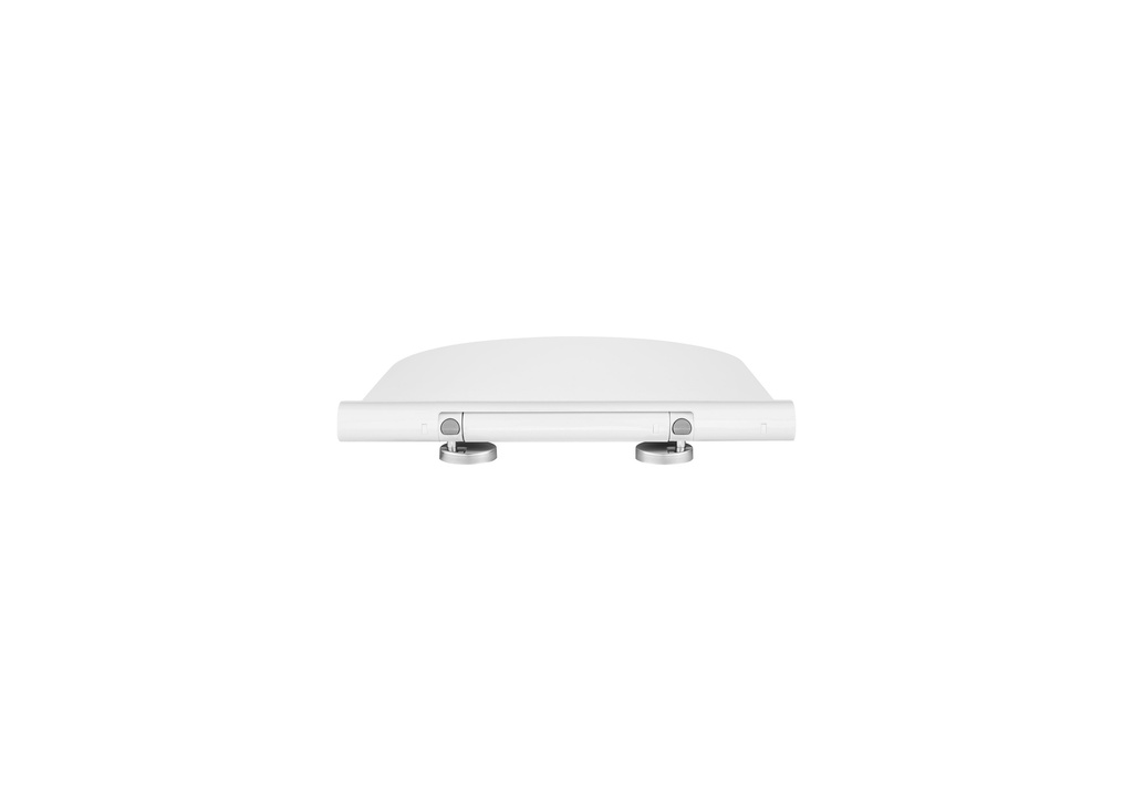 Capac WC, Roca, slim cu închidere lentă, alb, 441x360x87 mm, cod A801C4200U