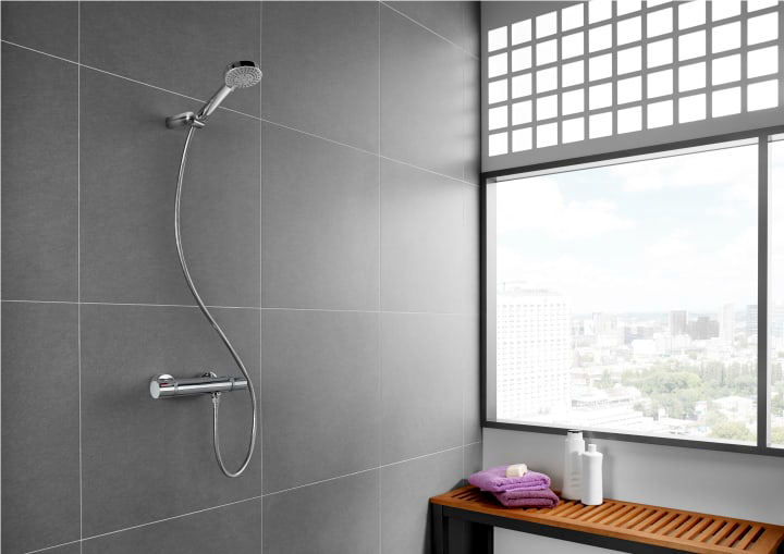 Furtun de duș universal NEO-FLEX din PVC anti-răsucire, 1,5 ml