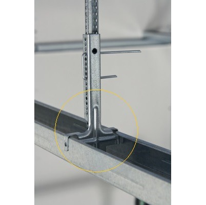 Piesă Knauf pentru suspendare NONIUS inferior pentru CD 60, 100 bucăți