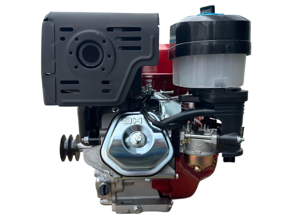 Motor pe benzină pentru motocultor, DRK GX-390, 13 CP, 4 timpi, ax pană 25 mm, echipat cu fulie dublă
