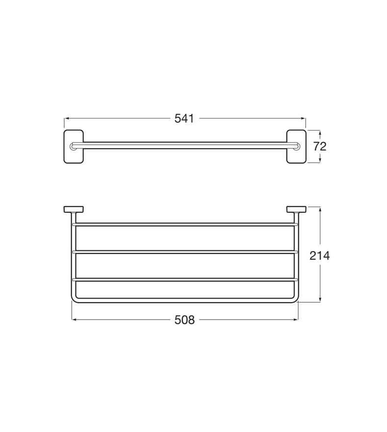 Raft cu portprosop, Sonata, matt black