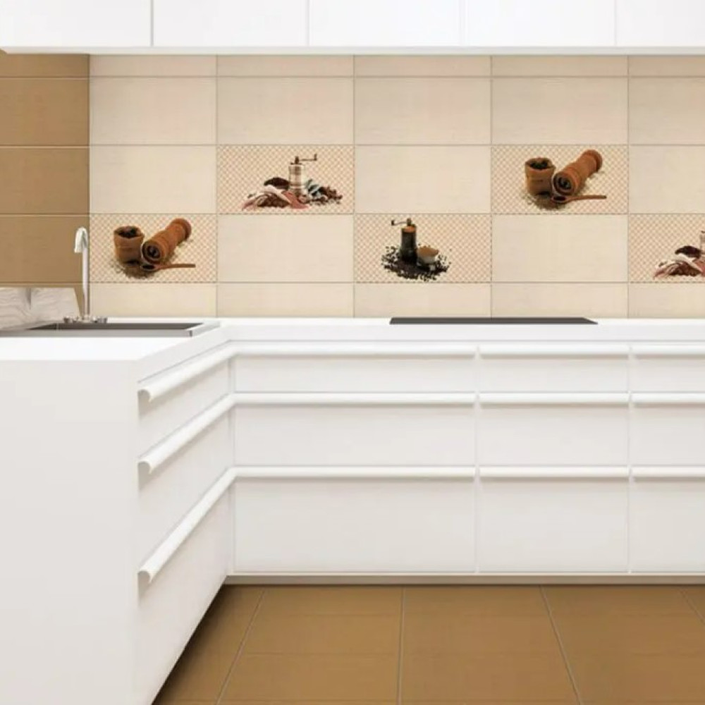 Faianță decor FABRIC, bej patern 40.2×20.2 cm