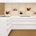 Faianță decor FABRIC, bej patern 40.2×20.2 cm