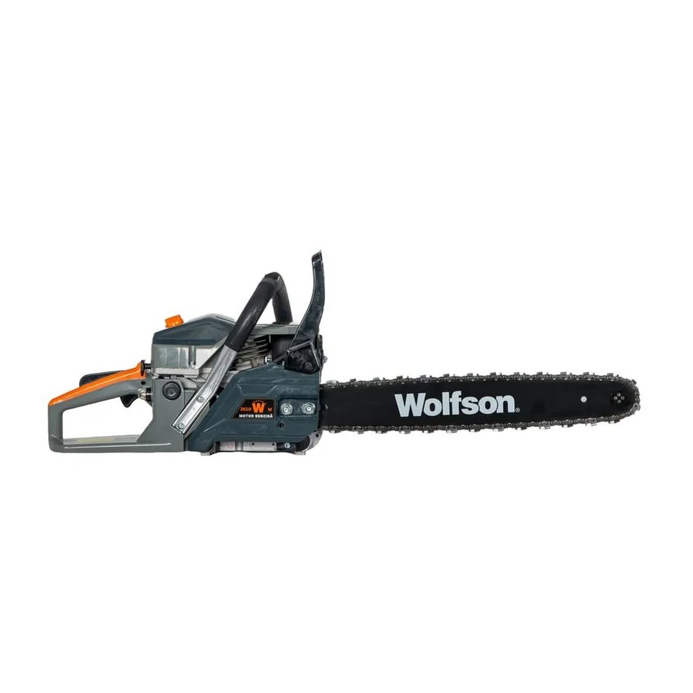 Drujbă pe benzină WOLFSON WFS0011, lungime șină 45 cm, 3.5 CP