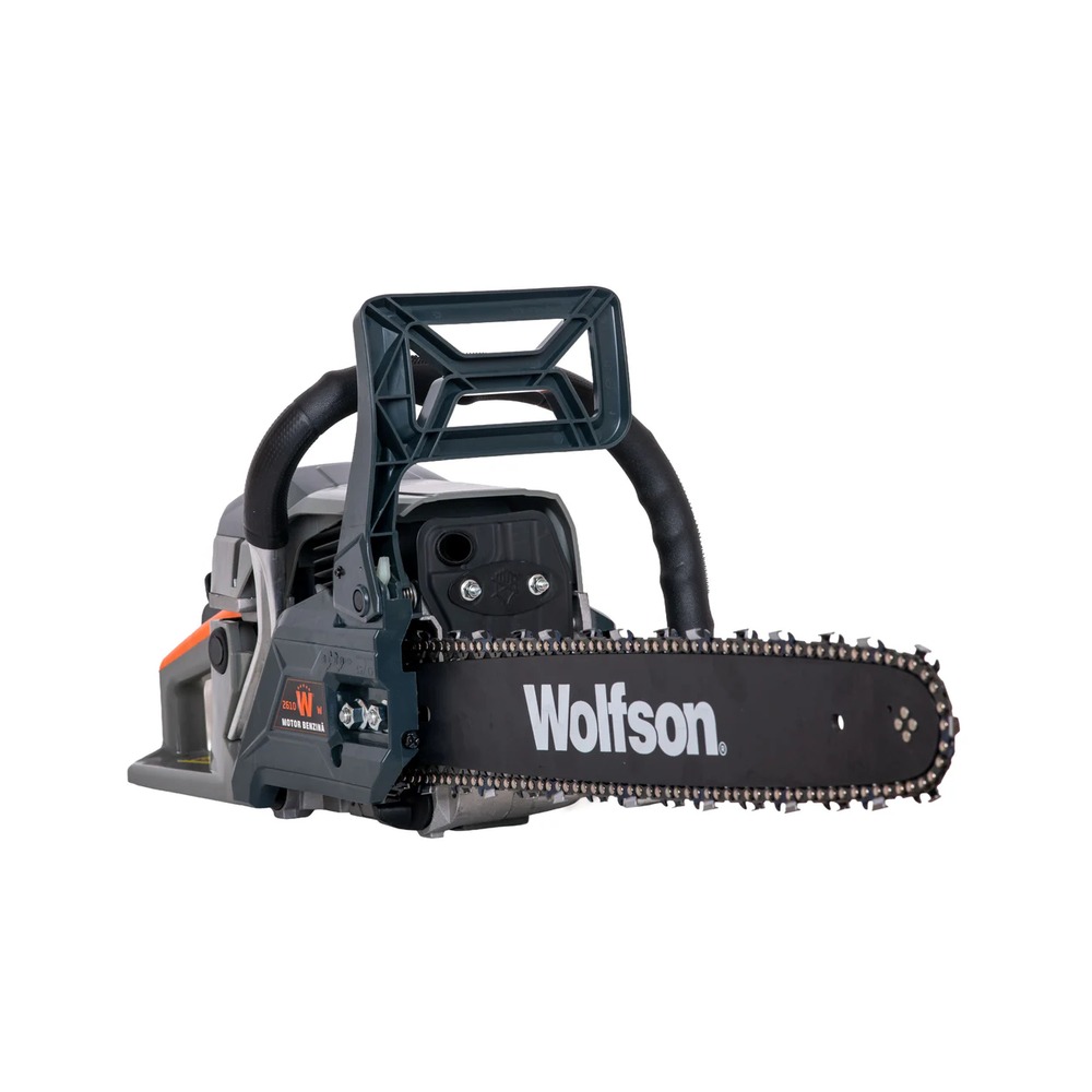 Drujbă pe benzină WOLFSON WFS0011, lungime șină 45 cm, 3.5 CP