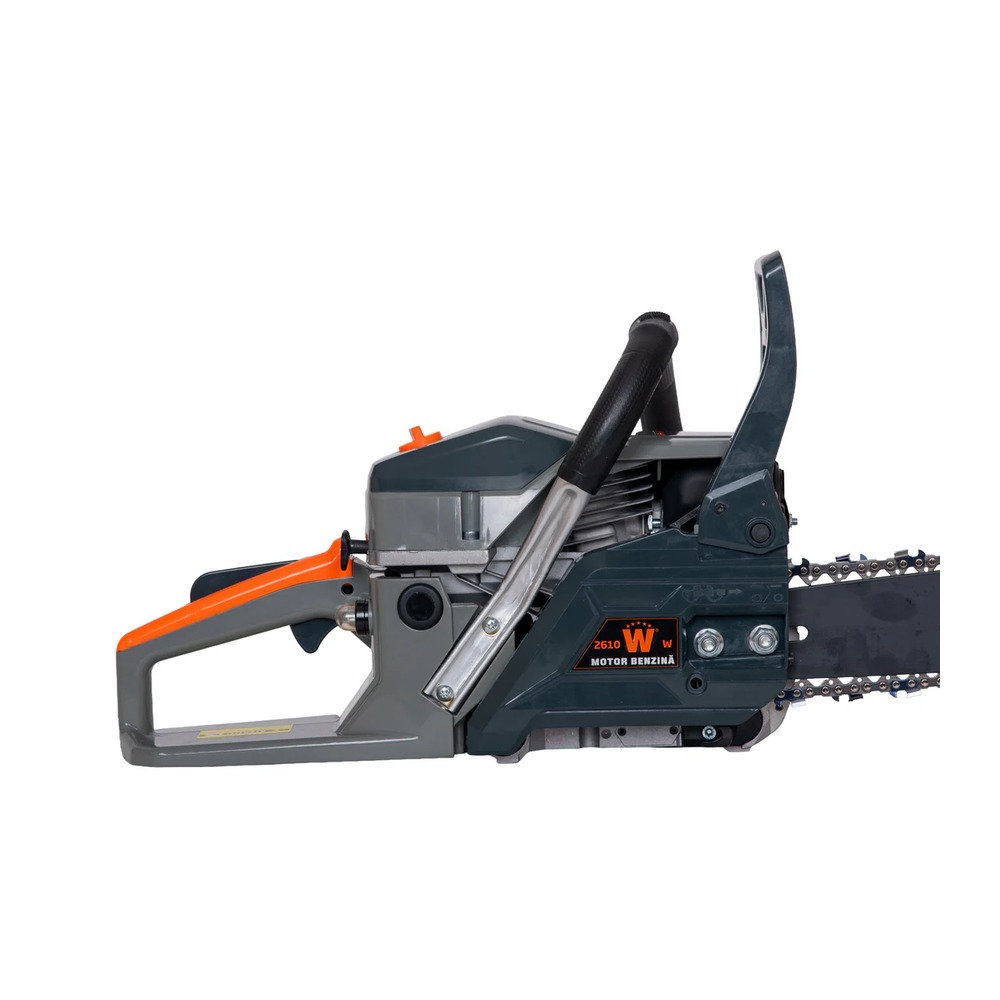 Drujbă pe benzină WOLFSON WFS0011, lungime șină 45 cm, 3.5 CP
