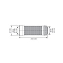 RACORD WC FLEXIBIL 250-530MM (1221)