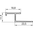 PROTECTIE TREAPTA ALUMINIU 2,5M