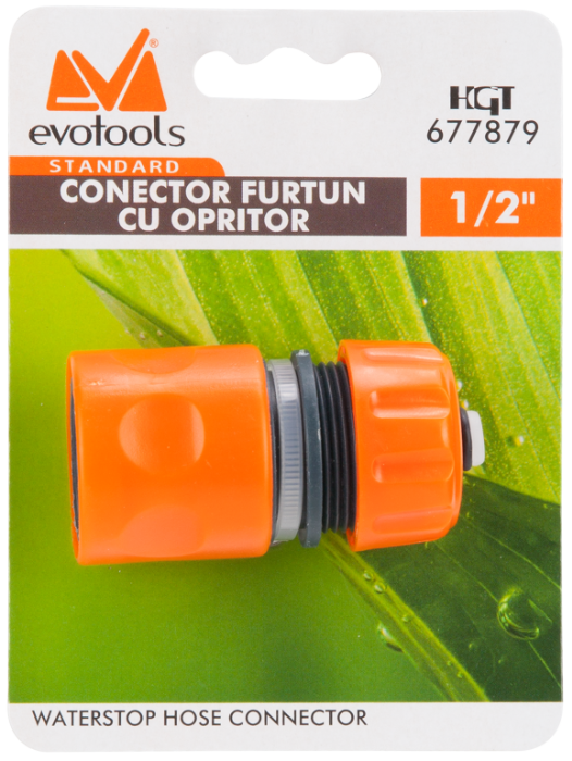 Conector Furtun cu Opritor ETS. / D[inch]: 3/4