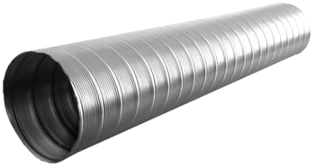 Tub flexibil din inox simplu perete, Ø150 mm 2 ml