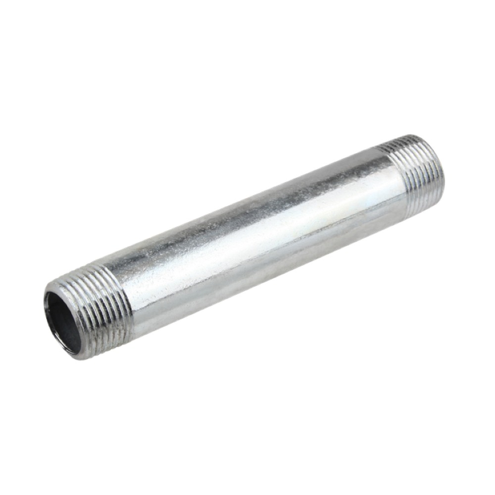 Prelungire/ștuț țeavă zincată filetată fe-fe, 1"x150 mm