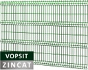 [P003300] Panou gard plastifiat zincat bordurat verde, 3.7x1700x2000 mm