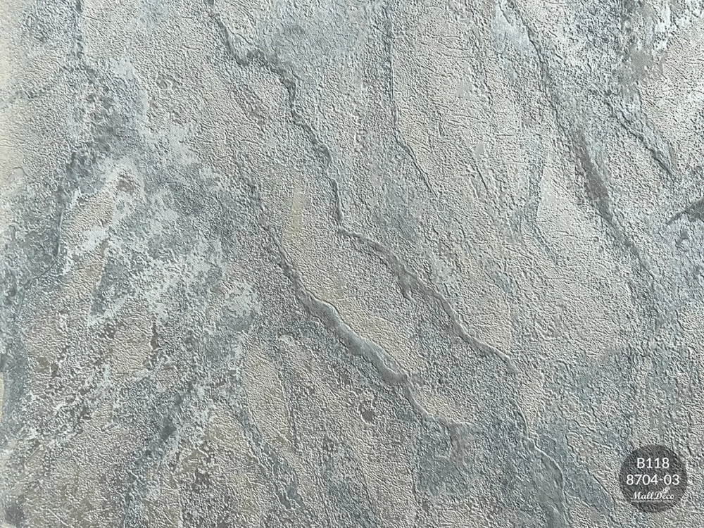 Tapet de lux dormitor, albastru texturat, model Florina, dimensiune 1.06m x 10, 05m