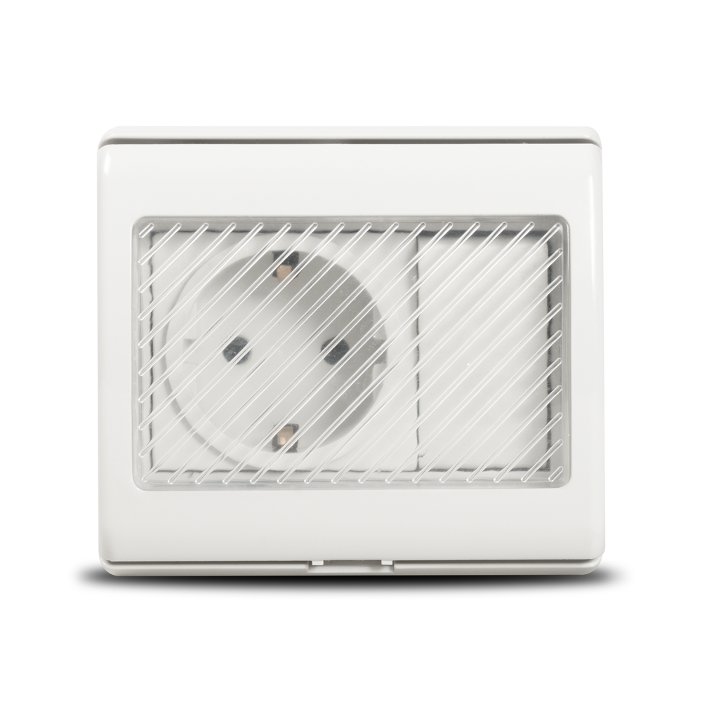 Modul priză cu întrerupător aplicat Total Green cu capac