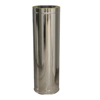Tub inox, izolat DP 1000 mm D. 160 mm