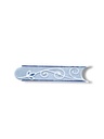 List ceramic decor 200x50 mm, blue