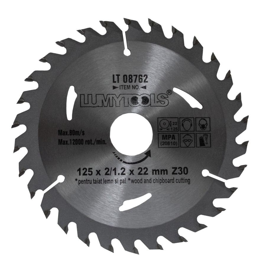 Disc cu vidia pentru lemn, Ø 125 mm