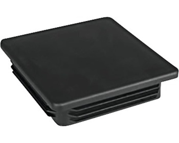 Capac , PVC negru pentru stalpi , rectangulara 60 x 60 mm