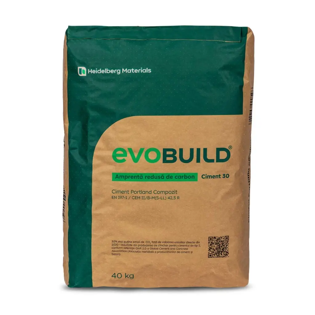 evoBuild30 Ciment Portland Compozit CEM II/B-M(S-LL) 42,5R-40 kg/sac