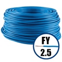 [P003862] Cablu electric FY (H07V-U) 2.5 mmp, izolatie PVC, albastru